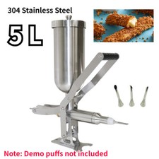 Commercial Manual Filling Machine 5L Jam & Cream Filler Stainless Steel Churros