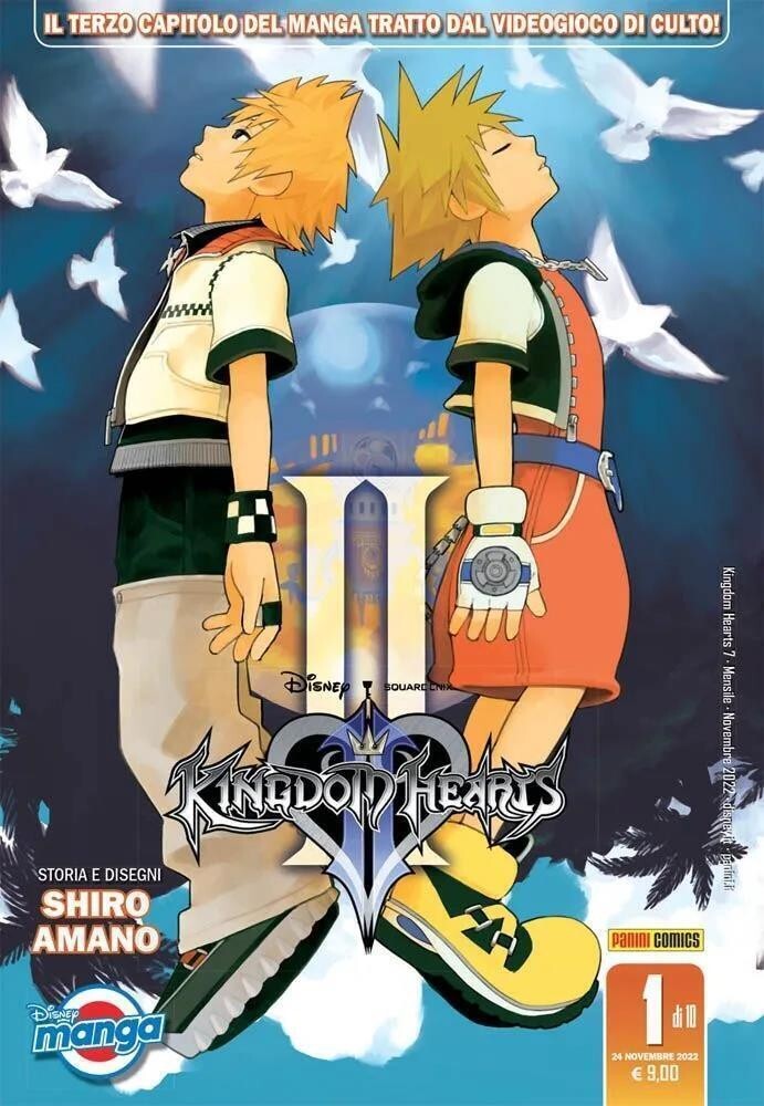 KINGDOM HEARTS II SILVER 1 😎Vol. 1 Planet Manga Panini Comics Disney ITA Nuovo