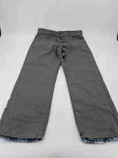 Mens Flannel Lined Grey Jeans 38 x 32 ADVENTURIDGE - NWT