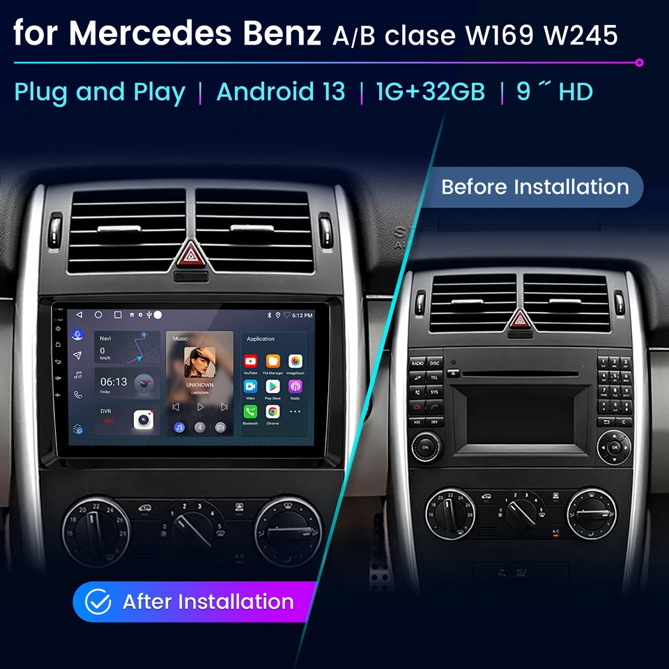 For 2006-2017 Mercedes-Benz Sprinter W906 Radio Stereo Android 14 GPS Carplay - Image 2 of 4