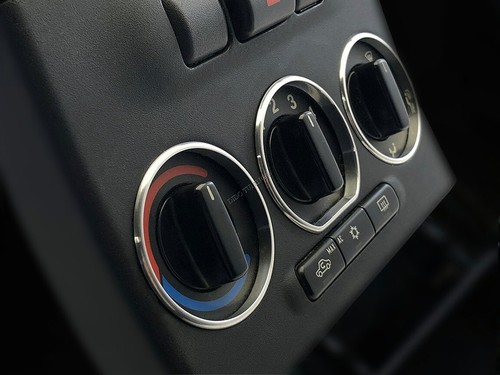 For Opel Vauxhall Zafira 99-05 Chrome Heater Surrounds Trim Rings Set Of 3 - Picture 7 of 8