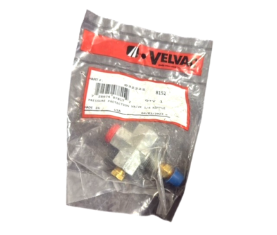 #ad VELVAC 032222 PRESSURE PROTECTION VALVE 1 4 NIPPLE $43.11