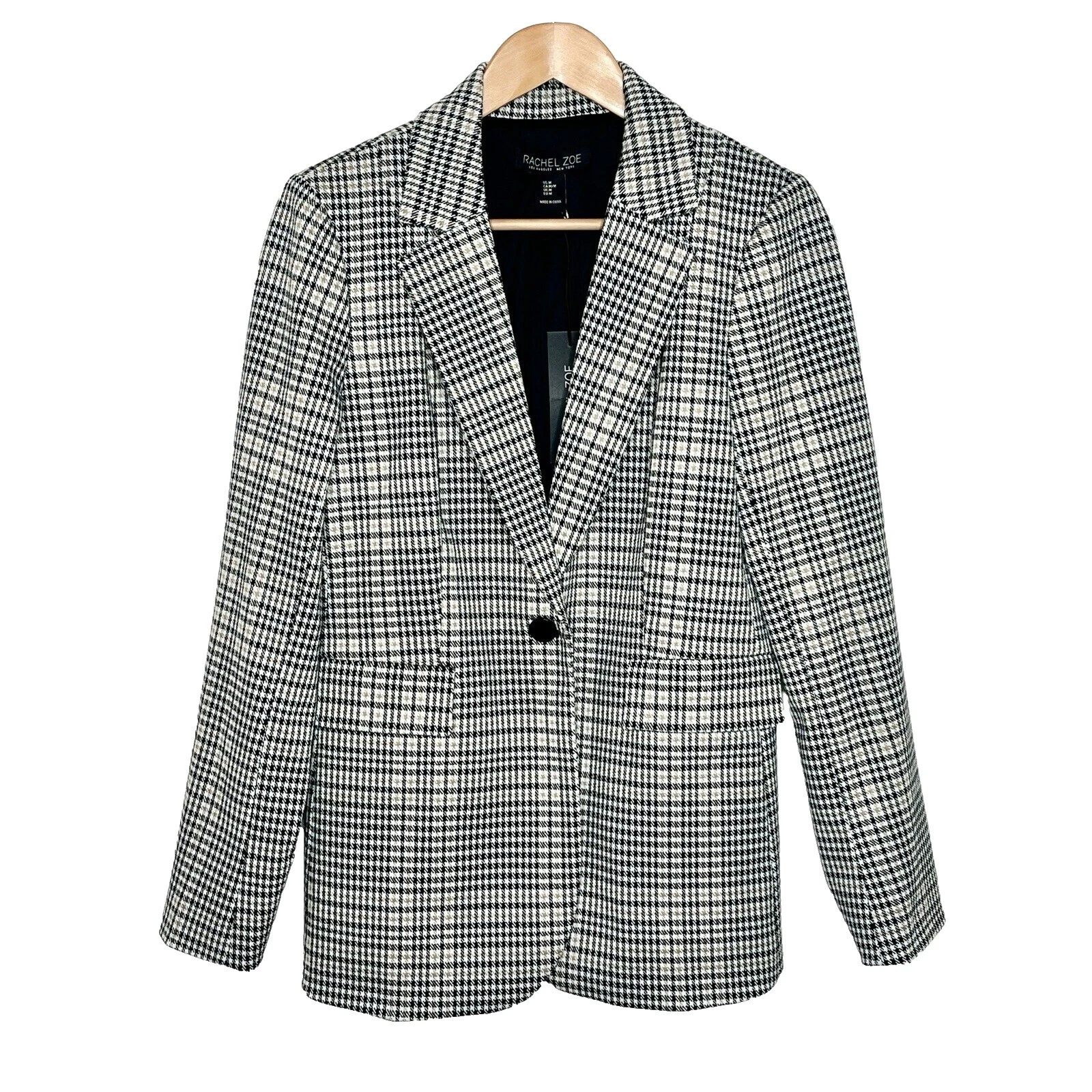 Negro a Cuadros Talbots abrigos, chaquetas y chalecos para Mujeres