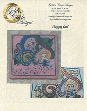 Happy Girl Golden Circle Designs