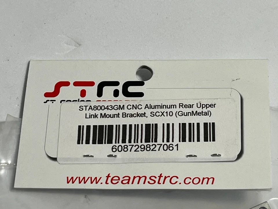 NEW STRC STA80034GM CNC ALUMINUM REAR UPPER LINK MOUNT BRACKET AXIAL WRAITH - Image 2 of 3