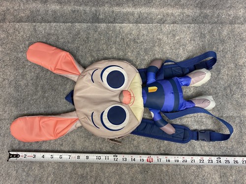 Judy Hopps Zootopia Backpack Disney Kids Rabbit Bag Travel Zip Adjustable Straps - Picture 6 of 9