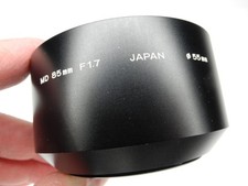 Minolta 55mm Screw In Metal Camera Lens Hood For MD 85mm f/1.7