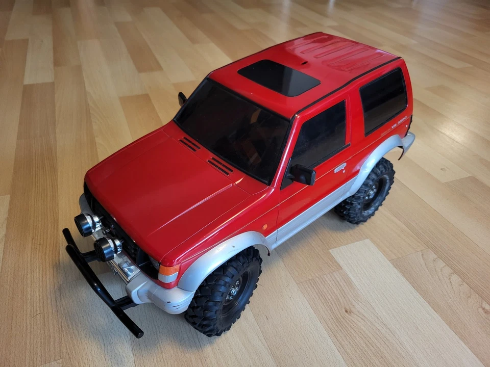 Tamiya 58132 XB Pro Pajero CC-01 Metaltop 4WD 1/10 TOP Zustand ALU Umbauten LED - Bild 3 von 4