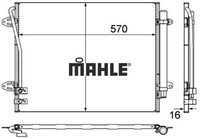 Mahle AC734000P Kondensator FüR Klimaanlage Kondensator Klimaanlage FüR VW