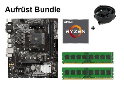 Bundle MSI B450M Pro-M2 MAX MS-7B84 + AMD RYZEN 3 5 7 CPU + 8GB bis 32GB RAM