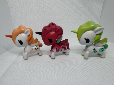 Tokidoki Unicorno Rare Fruit Box Set - Suika, Celementine & Appletini - No Box