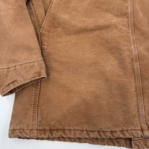 Carhartt Workwear Chore Coat Jacket Mens 2XL Brown Blanket Lined C02 BRN - Picture 15 of 16