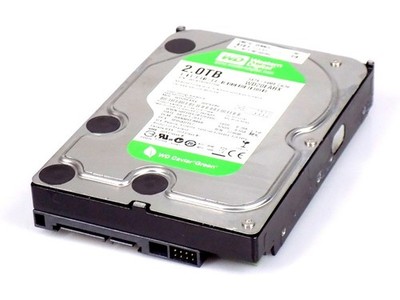 2TB Western Digital WD20EARX-00PASB0 SATA 6Gbps 3.5 inch 5400rpm Hard Drive