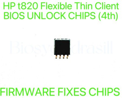 HP t820 Flexible Thin Client, ADMIN NO PASSWORD FIRMWARE FIXES BIOS CHIP