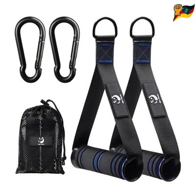 SLIM PANDA Seilzuggriff 2 Stück Einhandgriff Fitnessband Set für Kraftturm Kabelzugstation