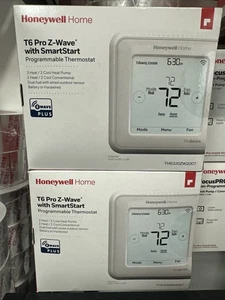Honeywell T6 Pro Z-Wave with SmartStart Programmable Thermostat TH6320ZW2007
