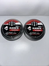 (2) Hawki Airgun Pellets .25 / 6.35mm Caliber 33.95 gr /2.20 g 300+ ct Hi8013EX