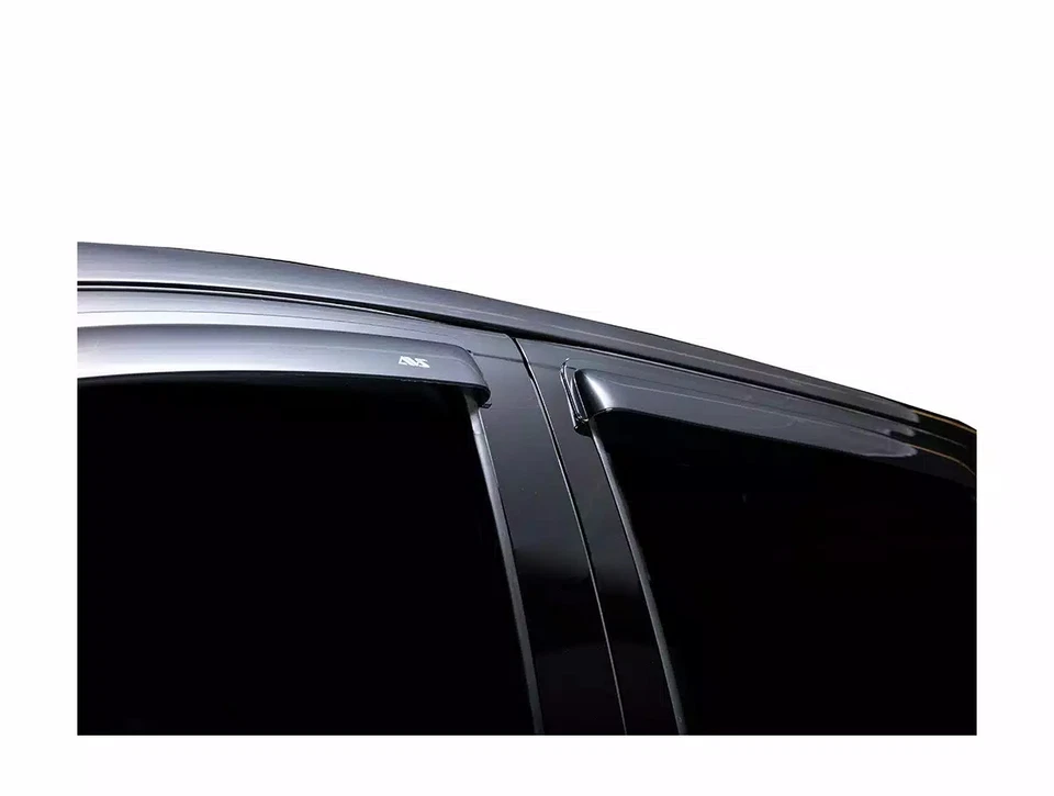 AVS Outside Mount Ventvisors Fit 2007-2021 Toyota Tundra Crewmax 4Pc - Image 3 of 4