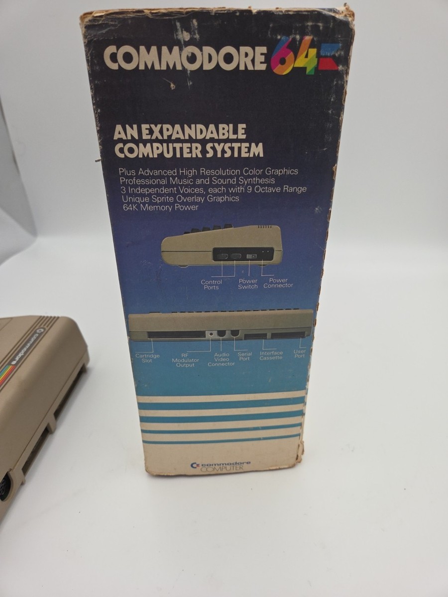 power64専用ページ Vintage Commodore 64 Computer Boxed w/ Manual Power Supply 1541