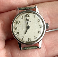 A Vintage stainless steel Omega Mechanical Ladies