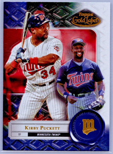Kirby Puckett [Class 1] #97 2022 Topps Gold Label card