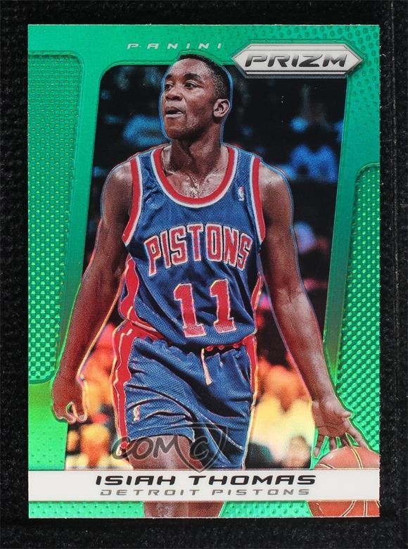 2013-14 Panini Prizm Retail Green Prizm Isiah Thomas #236 HOF 04br