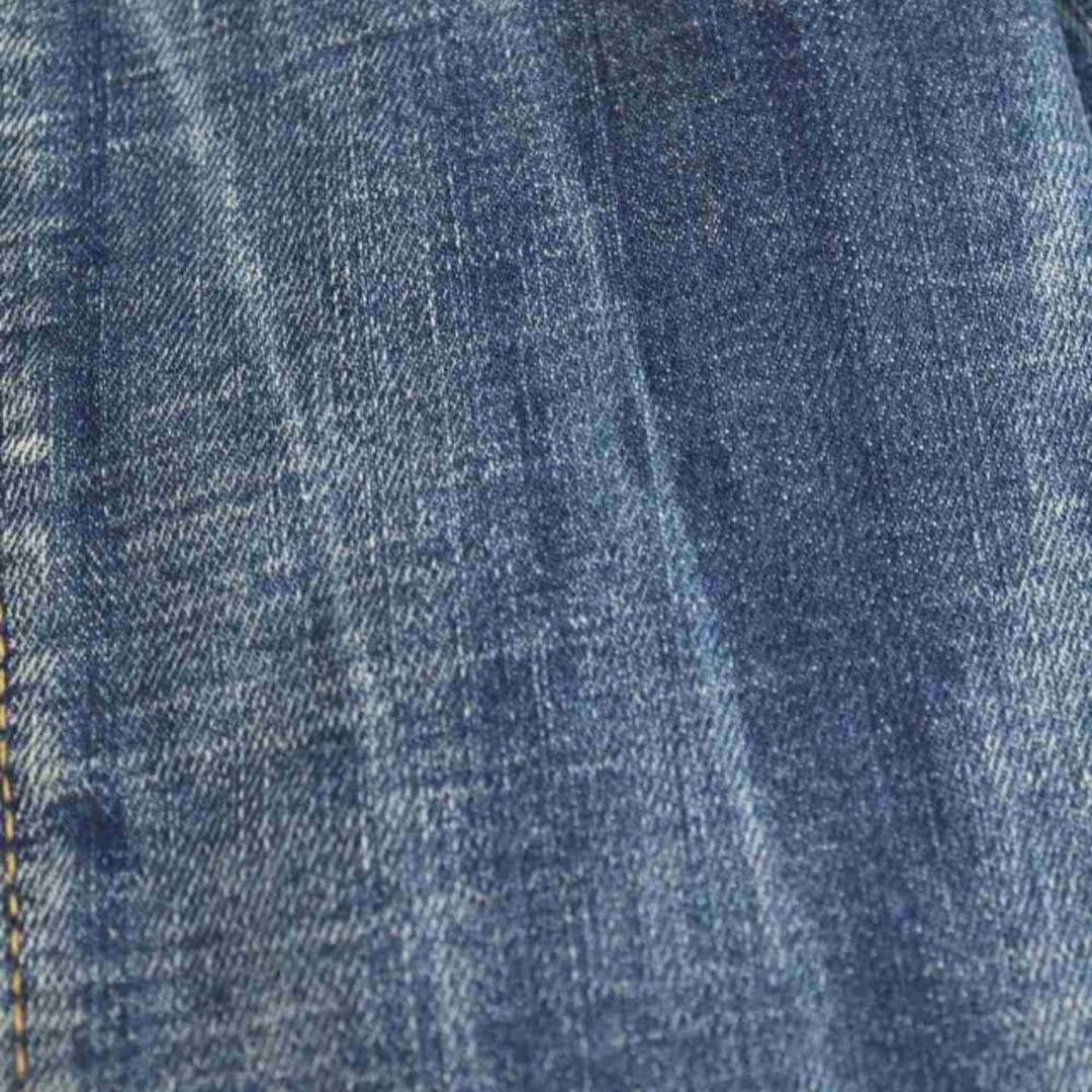 DSQUARED DSQUARED2 165 68A Indigo Blue Button Fly Paint Damaged S74KB1327 Used 1 image 7