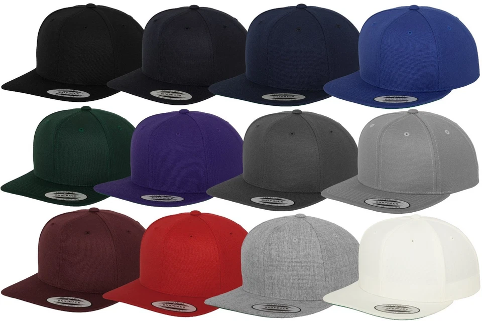 FLEXFIT ® GORRA SNAPBACK DE BÉISBOL CLÁSICA NIÑOS Original Yupoong Gorra Urbana 2 Tonos