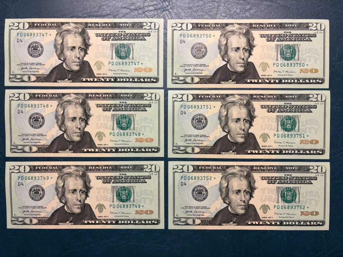 25+ $20 Uncirculated US Paper Money for sale | Updated Oct 2026