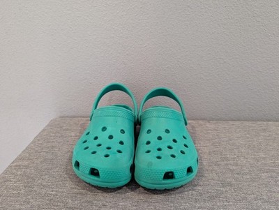 Crocs Classic Unisex Kids Casual Clog, Size C13 - Green