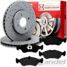 Zimmermann SPORT BREMSSCHEIBEN+BELÄGE VORNE passend für OPEL ASTRA F VECTRA A B