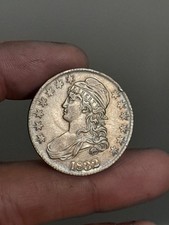 1832 Capped Bust Half Dollar Small Letters AU 