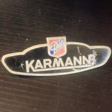 Original Vintage Volkswagen Karmann Ghia Side Body Badge/Emblem for 1956-1974