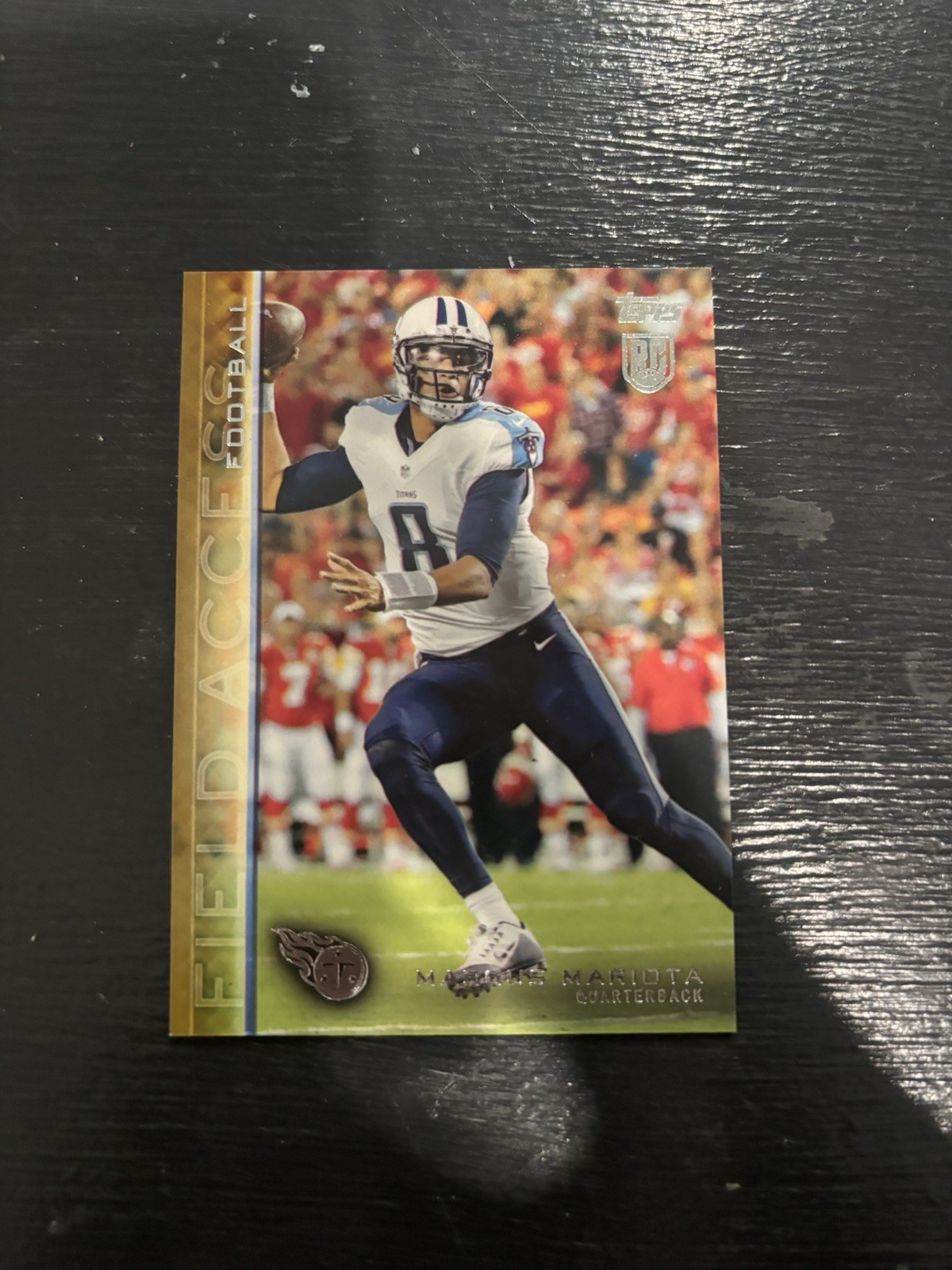 2015 Topps Field Access - Marcus Mariota #90 Rookie Autographs /99 Titans