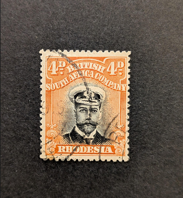 RHODESIA VALUE STAMP # 125