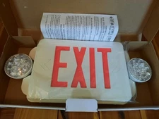 Compact and Slim Exit Sign with Lights - Business Industrial Residential Office