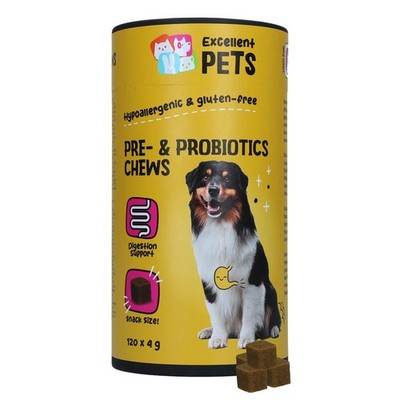 Excellent Pets Pre- & Probiotics Chews 120 Treats - probiotische Hundesnacks