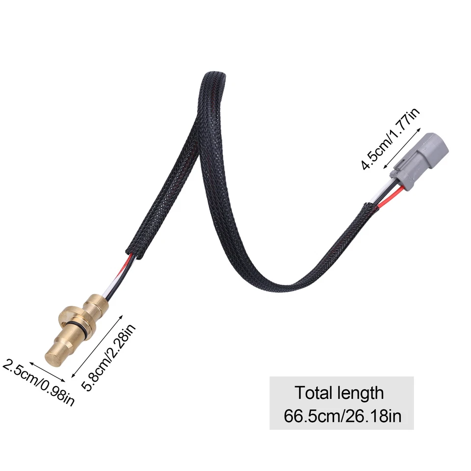 SENSOR DE VELOCIDAD PARA JOHN DEERE 450J 450K 550J 650J 605C 605K 700J 850J AT360574 NUEVO Foto 3 de 4