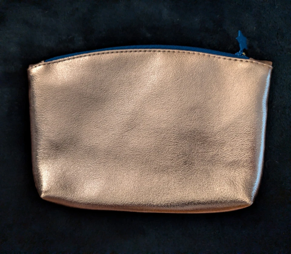 IPSY Glam March '19 "and off she went to change the world" Rose Gold Makeup Bag - Image 2 of 3