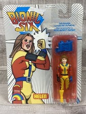 Vintage 1986 LJN Bionic Six - Helen - New on Card - 100% Complete 