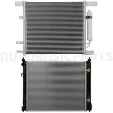 For 2012-2019 Nissan Versa 1.6L Aluminum Radiator & AC Condenser Cooling Kit