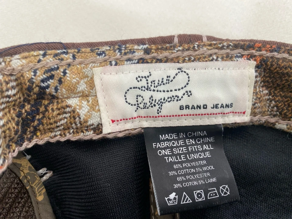 Sombrero/Gorra True Religion Vintage Envejecido Bordado Logo Ajustable Para Hombre Foto 4 de 4