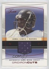 2004 Flair Gridiron Cuts Red 54/150 Jamal Lewis #GC-JL ex0