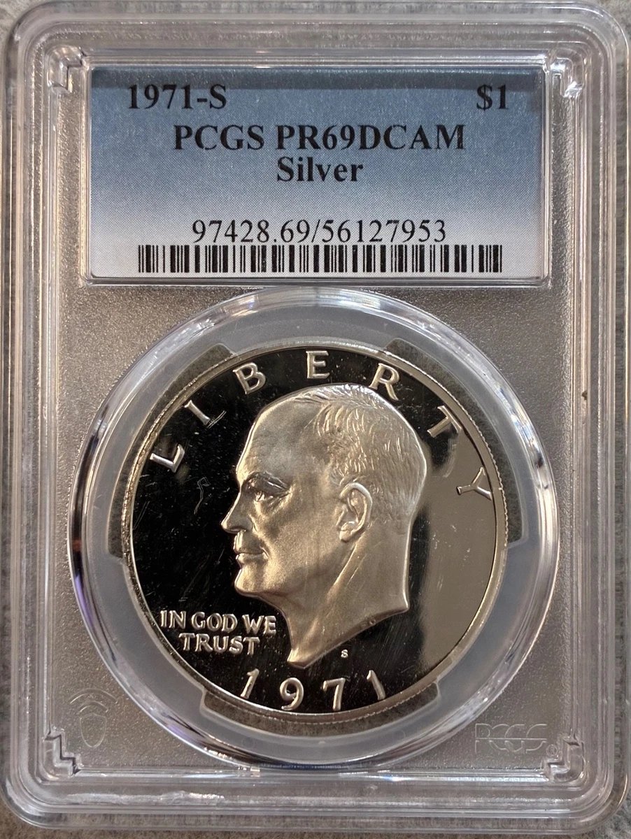 Proof PR 69 Graded 1971 Eisenhower Dollars (1971-1978) for sale | eBay