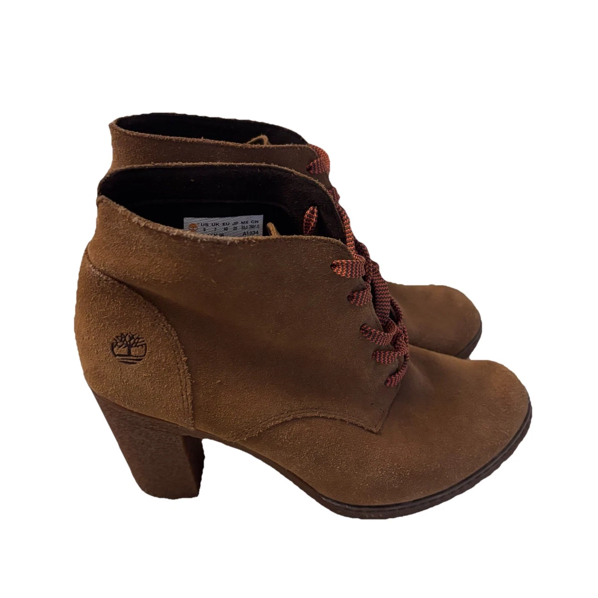 Timberland Brown High (3-3.9 in) Heel Height Boots for Women  display picture 1
