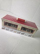 Melissa  Doug Take-Along Show-Horse Stable Play Set Wooden Stable 8 Horses