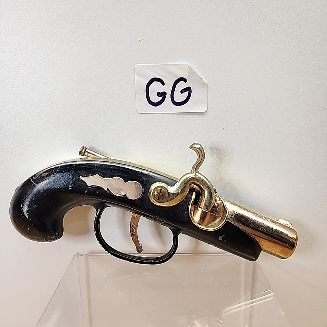 Mik⭐︎② Vintage 1960s Novelty Pistol Lighter Flintlock Lighter Cigarette