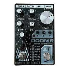Death By Audio Rooms Stereo Reverberator Pedal - Open Box