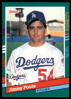 1991 Donruss #655 Jimmy Poole Rookie