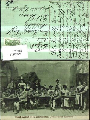 189269,Foto Ak Oberbayrisches Bauerntheater Direktor Josef Rettenbeck Schauspiel